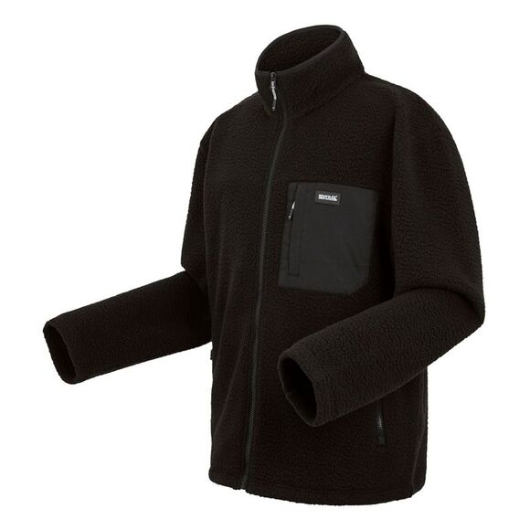 Regatta Mens Frankie Borg Fleece / Black - Picture 3 of 5